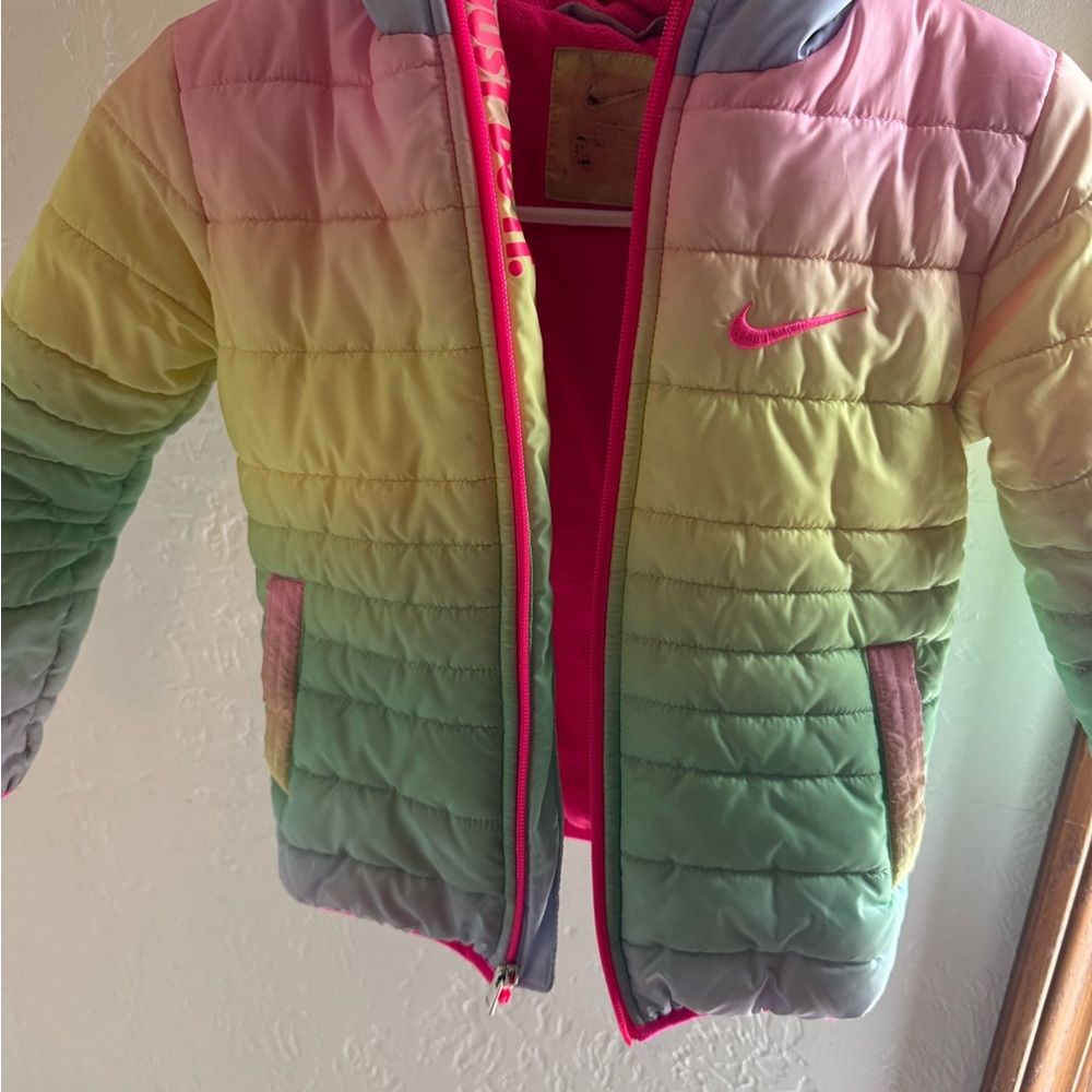 Nike Kids Colorful Gradient Puffer Jacket
